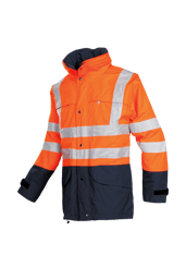 Zeige Details für SIOEN® BRIGHTON Warnschutz-Regenjacke Bild von SIOEN® BRIGHTON Warnschutz-Regenjacke
