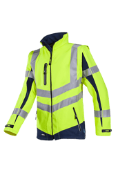 Zeige Details für SIOEN® MALDEN Warnschutz-Softshelljacke mit abnehmbaren Ärmeln Bild von SIOEN® MALDEN Warnschutz-Softshelljacke mit abnehmbaren Ärmeln