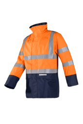 Zeige Details für SIOEN® ELLISTON Flammenhemmende und antistatische Warnschutz-Regenjacke Bild von SIOEN® ELLISTON Flammenhemmende und antistatische Warnschutz-Regenjacke