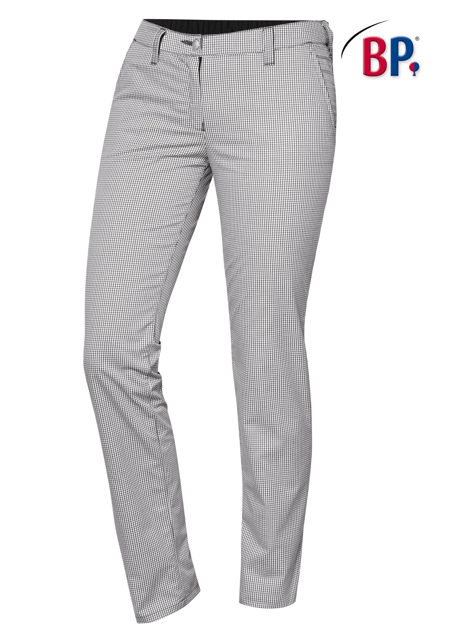 Bild von BP® Chinohose für Damen 1734-930 in schwarz-weiß Pepita 