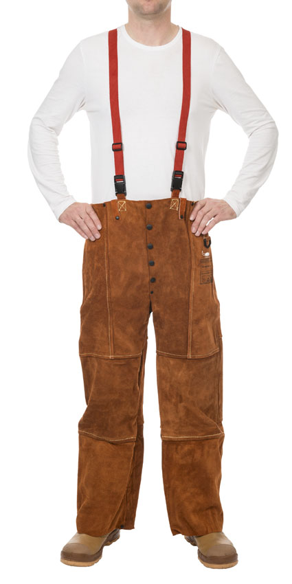 Bild von Weldas® Spalt Rindleder Schweißerbundhose 44-7440/7600 Lava Brown™