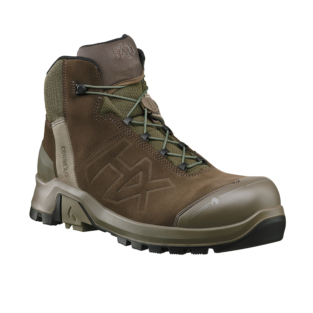 Bild von HAIX® CONNEXIS 631020 Safety+ GTX LTR mid brown Sicherheitsstiefel S3 ESD mit GORE-TEX® 