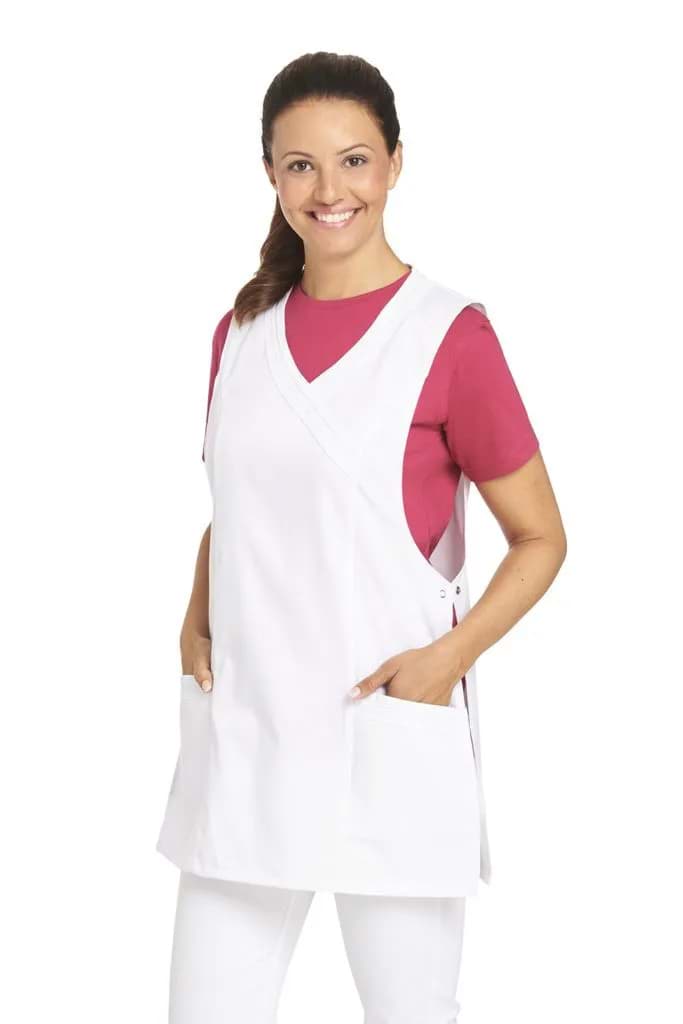Bild von Leiber® Überwurfschürze für Damen mit seitlichen Druckknöpfen 08/1227