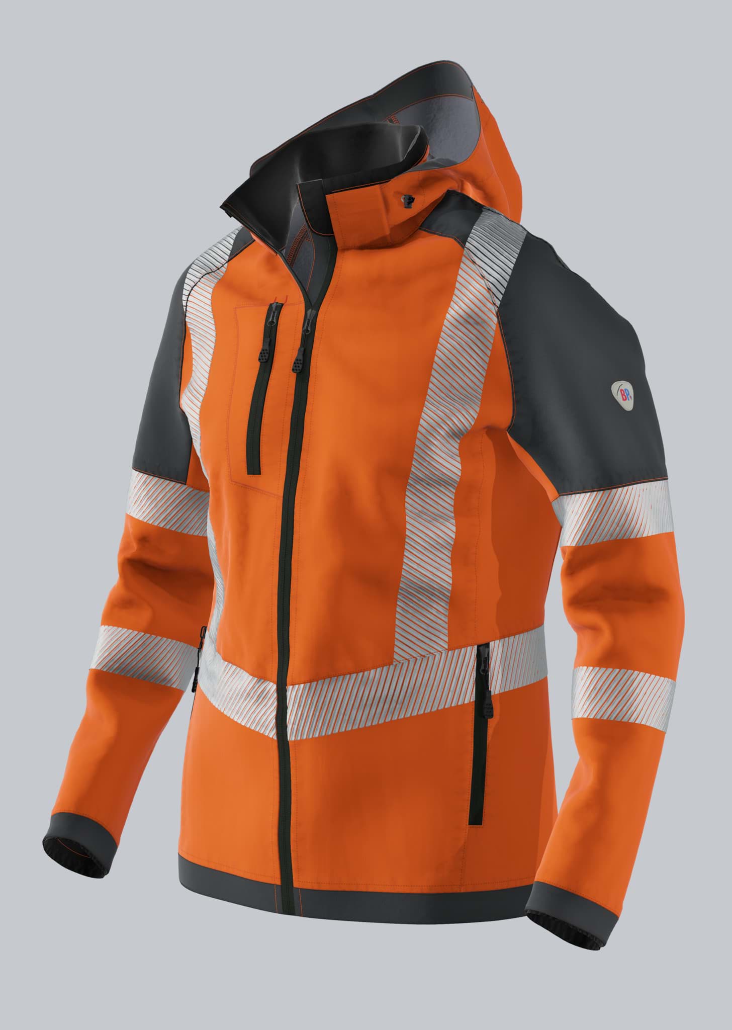 Bild von BP® 2034 Warnschutz-Stretch-Softshelljacke