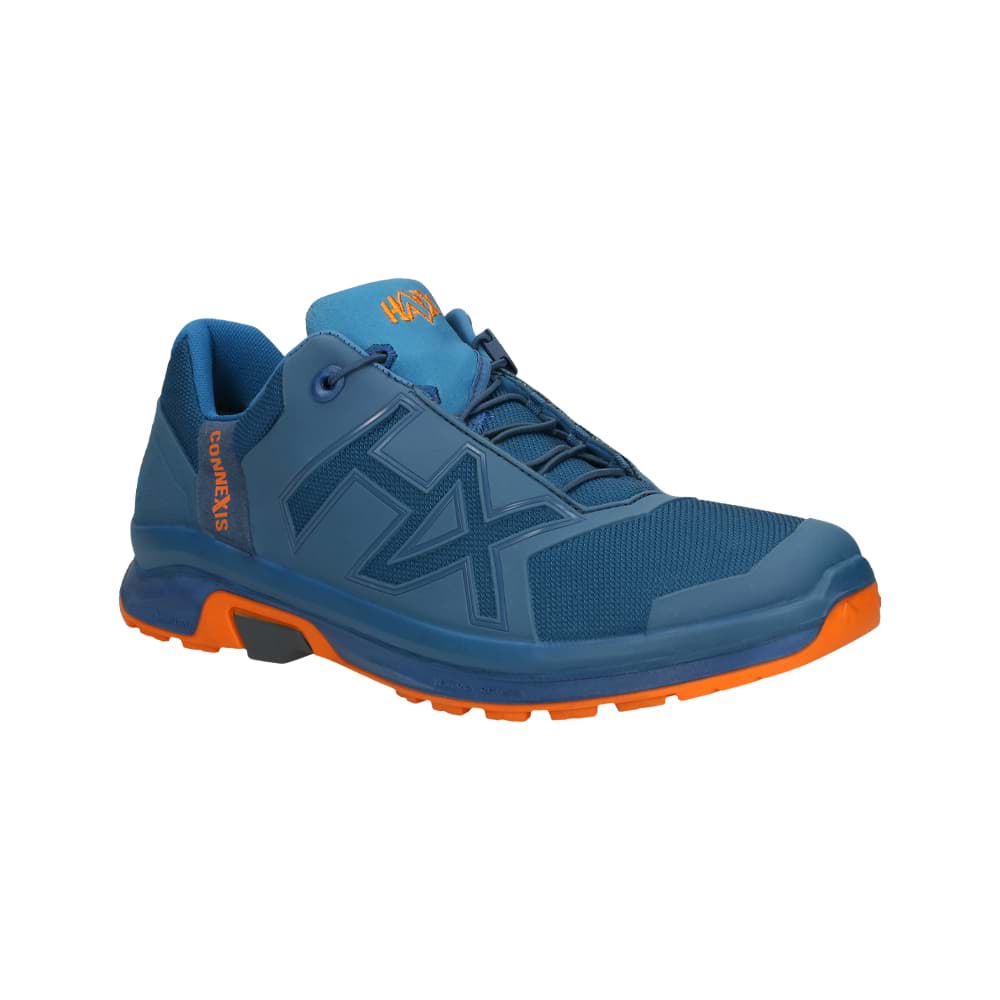Bild von HAIX® CONNEXIS Go 2.0 GTX low blue-orange 360023, Leichter, wasserdichter Outdoor-Schuh für Herren – sportlich, funktional und komfortabel