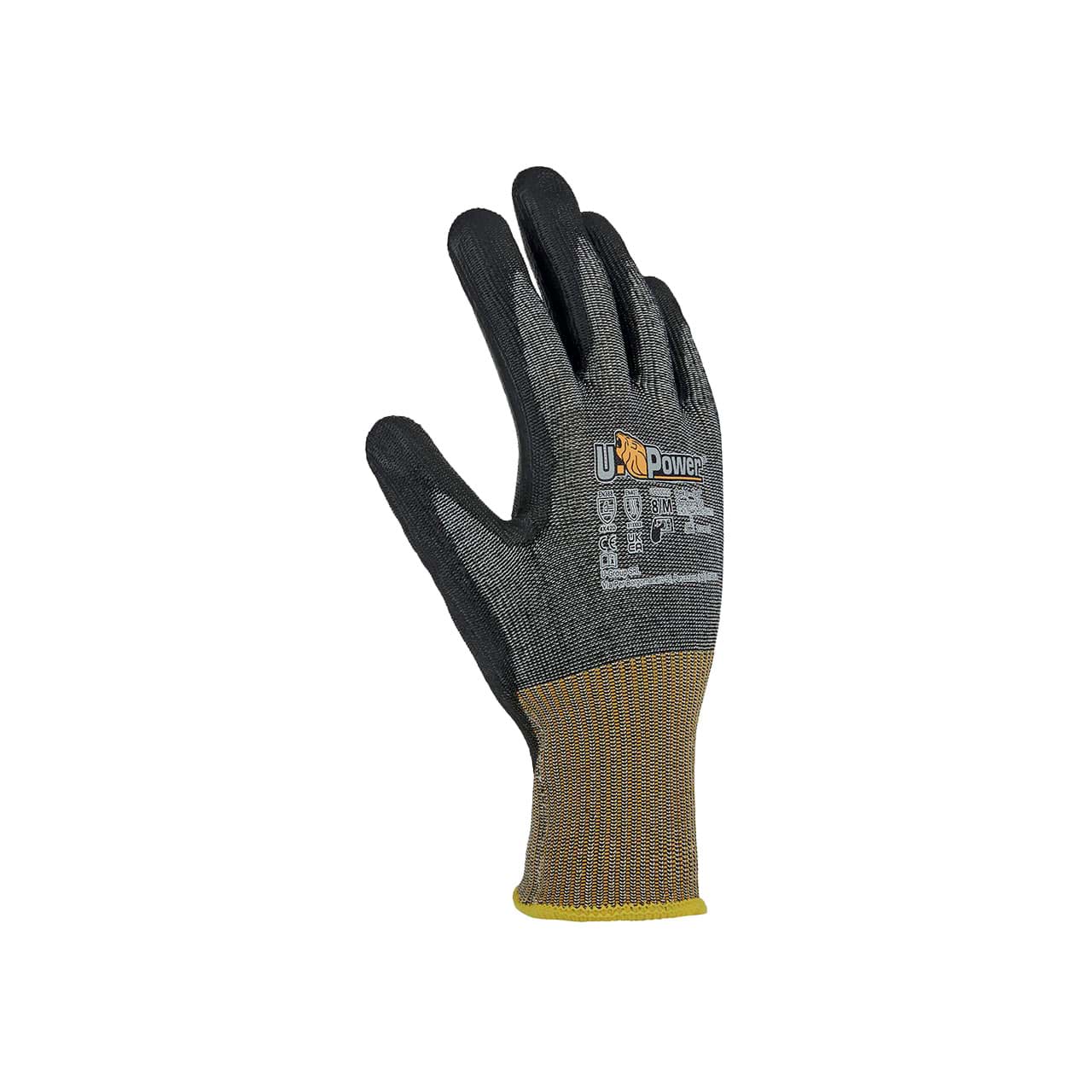 Bild von BACHATA UG00020 – Schnittschutzhandschuh Klasse D mit PU-FOAM Grip und Touchscreen-Funktion