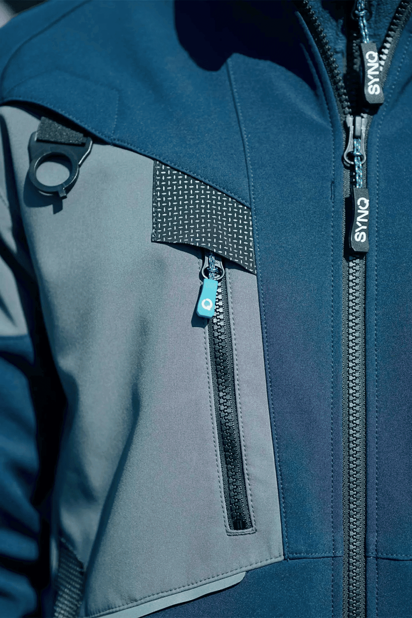 SYNQ Stunter Marineblau Anthrazitgrau Detail 2