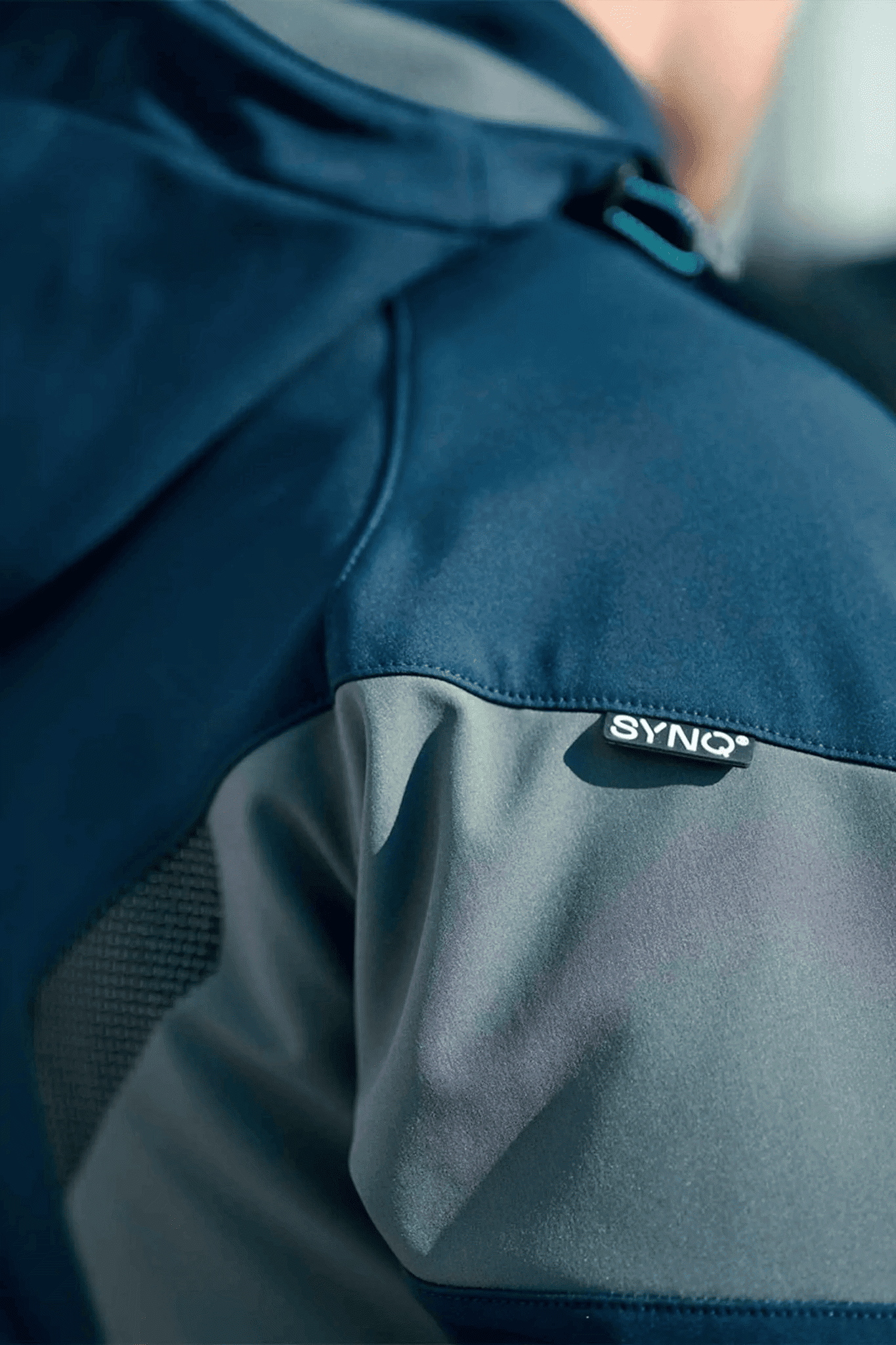 SYNQ Stunter Marineblau Anthrazitgrau Detail 3