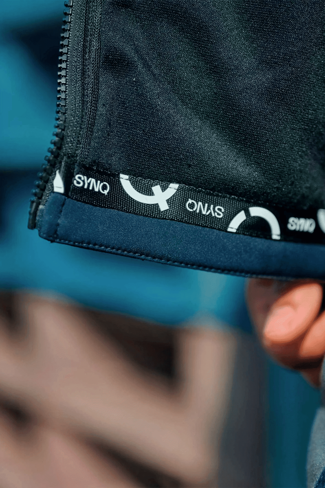 SYNQ Stunter Marineblau Anthrazitgrau Detail 5