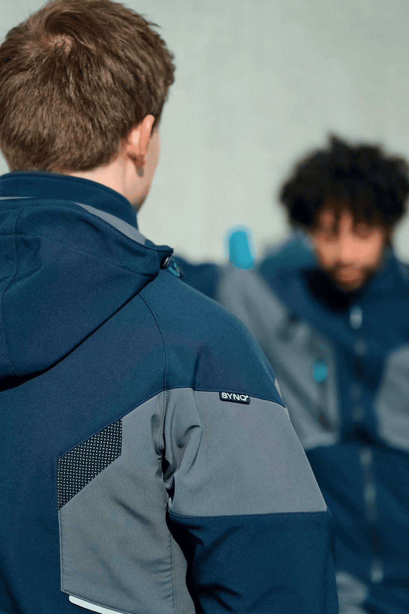 SYNQ Stunter Marineblau Anthrazitgrau Detail 7