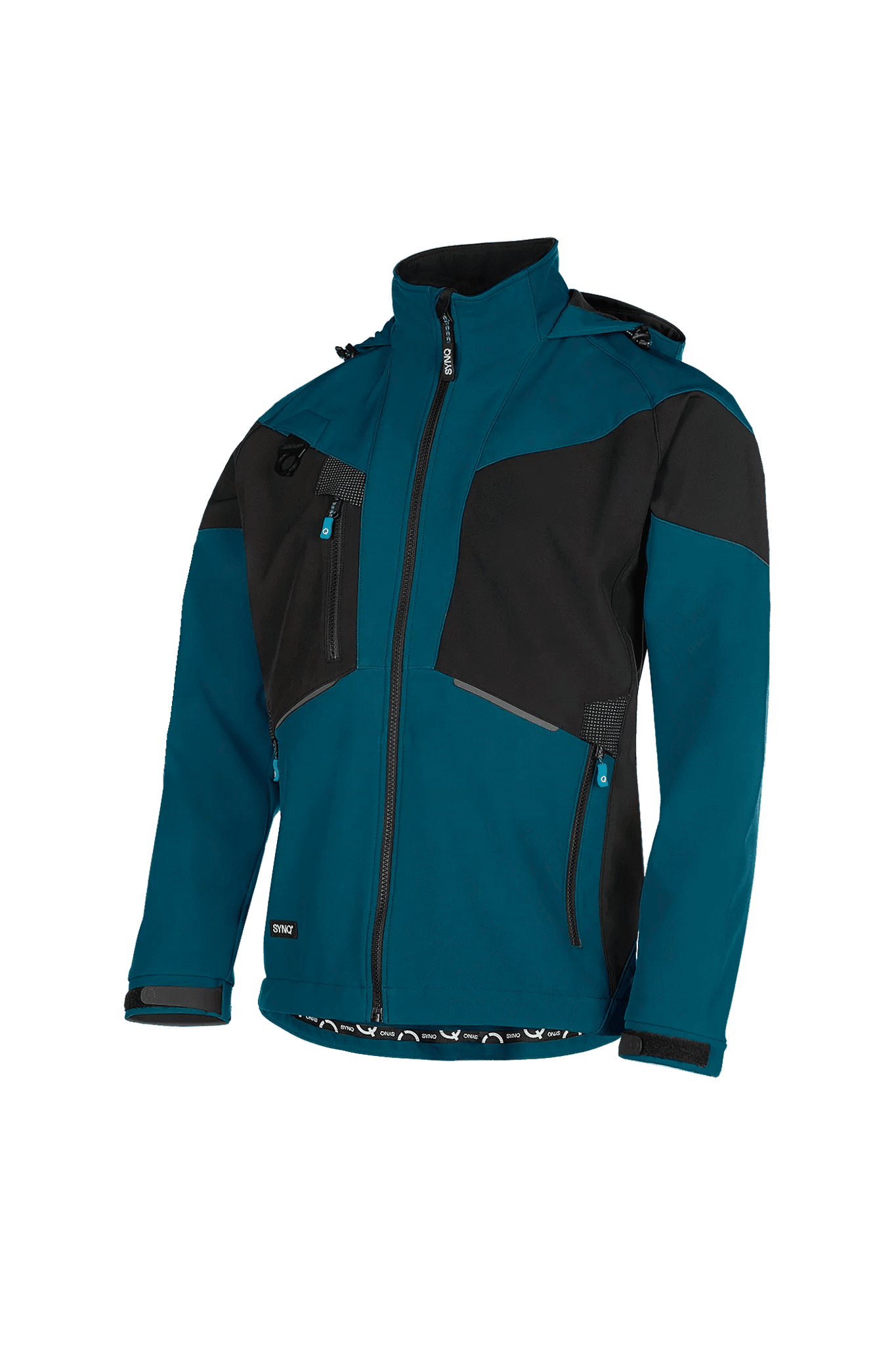 SYNQ Stunter Petrolblau Schwarz Seitenansicht links