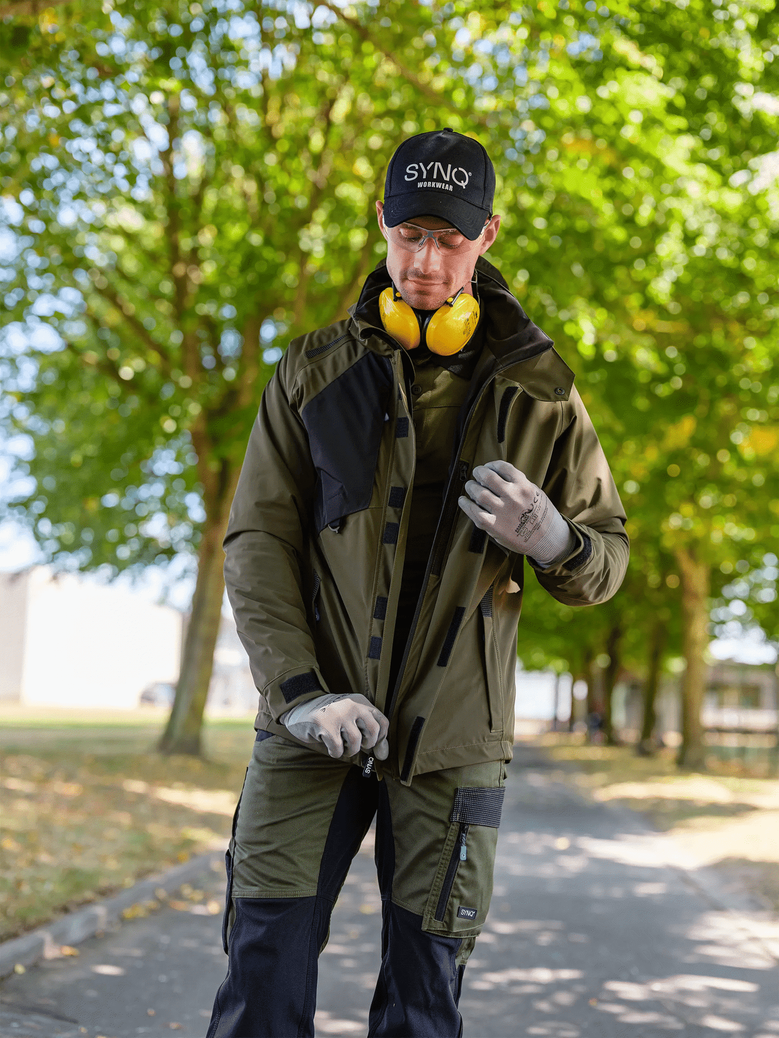 SYNQ Qold Stretch-Winterjacke Detail