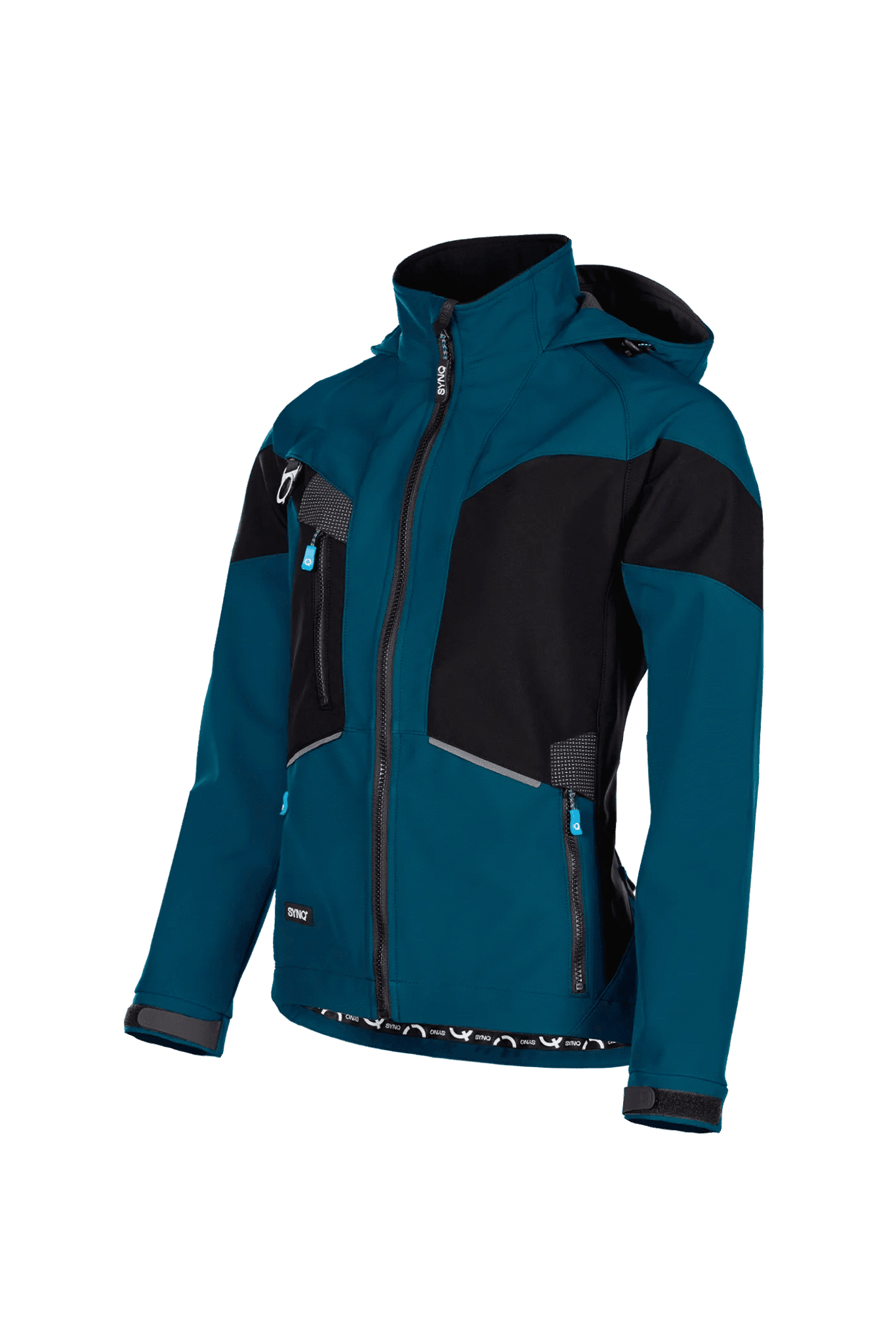 SYNQ Stunter Women Petrolblau Schwarz Seitenansicht links