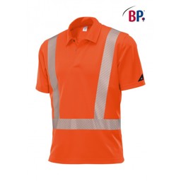 Bild von BP® PoloShirt 2132 für Sie&Ihn nach EN ISO 20471 Warnschutz Klasse 2