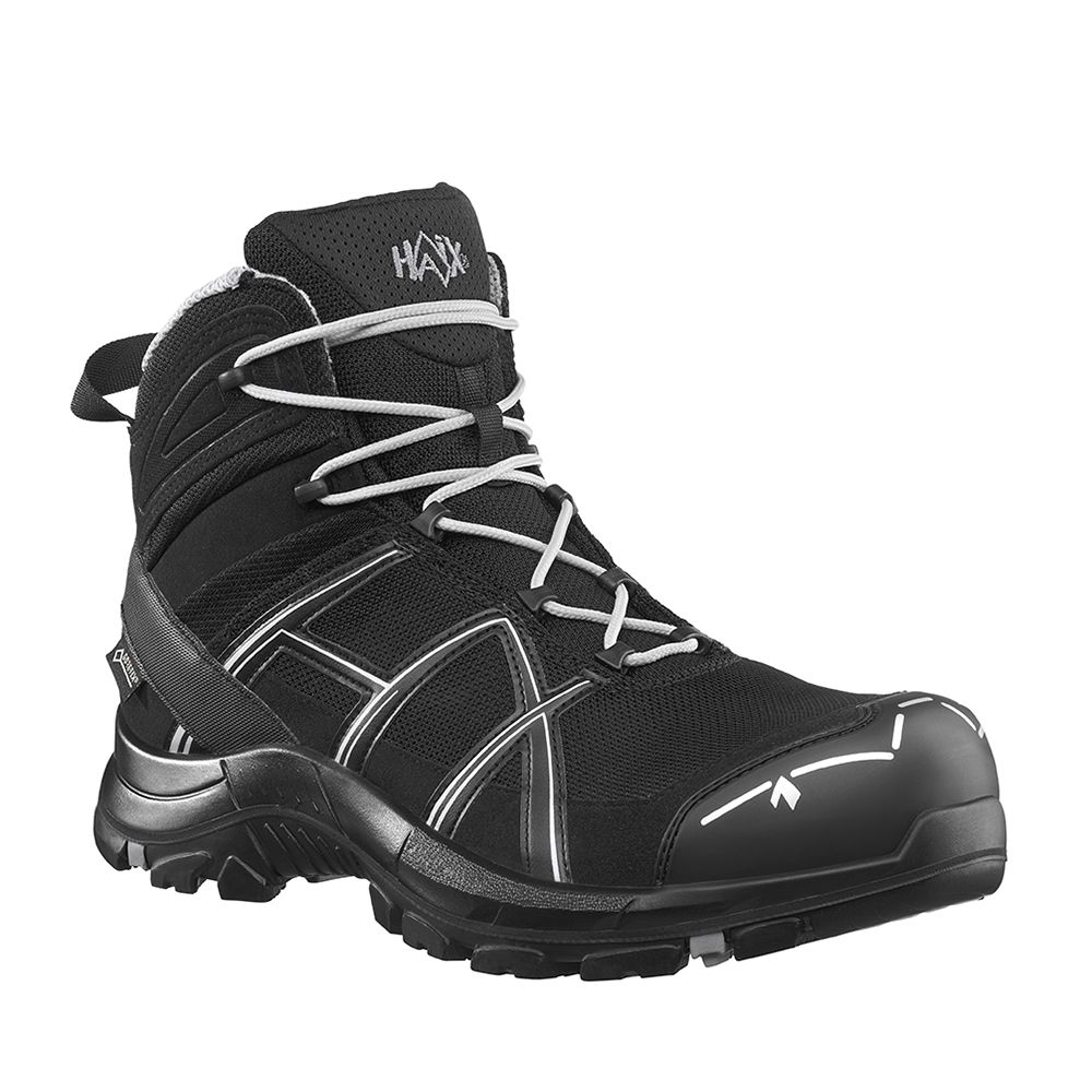 Bild von HAIX® Black Eagle Safety 40.1 mid/black-silver 610019, Sicherheitsstiefel S3 ESD mit GORE-TEX® Ausstattung