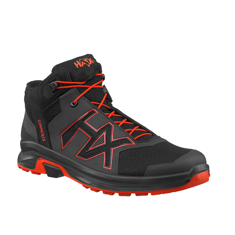 Bild von CONNEXIS® Go GTX mid black-fire 360002, Freizeitschuh mit Faszienstimulation und GORE-TEX® Ausstattung