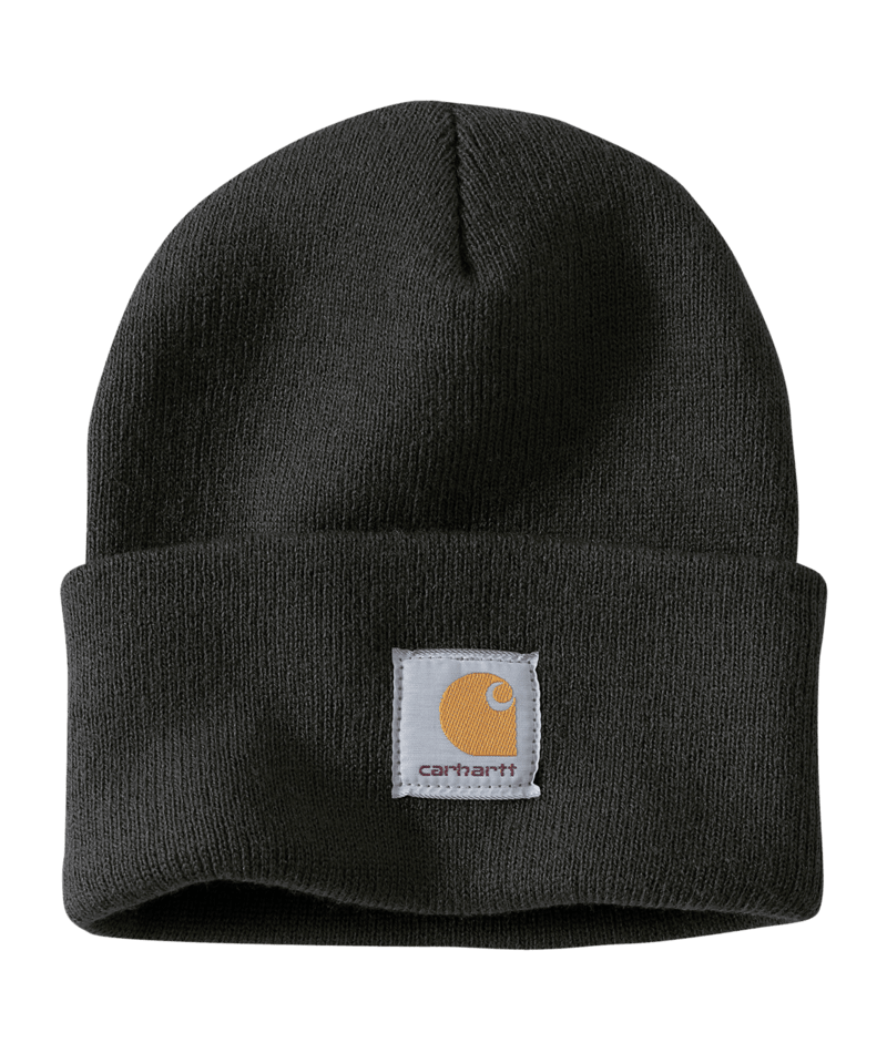 Carhartt Knit Cuffed Beanie A18 – klassische Rippstrickmütze mit Umschlag