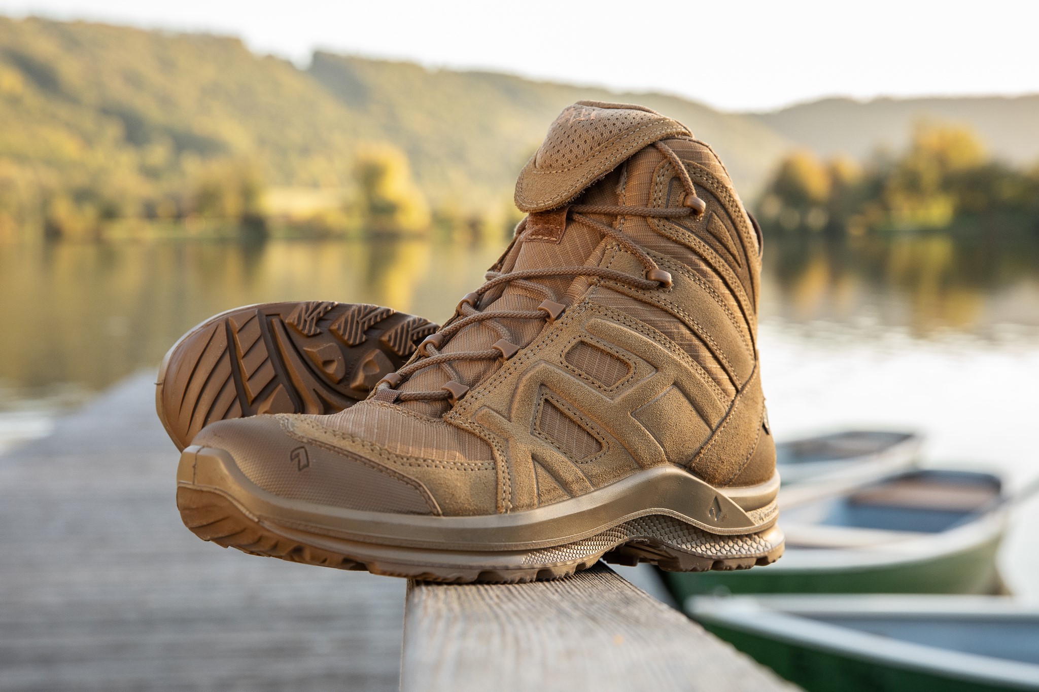 HAIX Black Eagle Athletic 2.1 GTX Mid Black - Chaussures Robustes Et Respirantes Pour Travail Et Loisirs