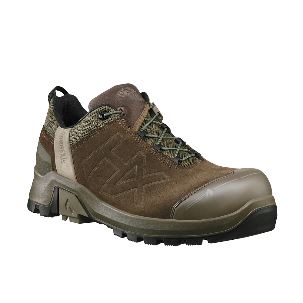 Bild von HAIX® CONNEXIS 631017 Safety+ GTX LTR low/brown Sicherheitshalbschuh S3 ESD mit GORE-TEX® Ausstattung und Faszienstimulation