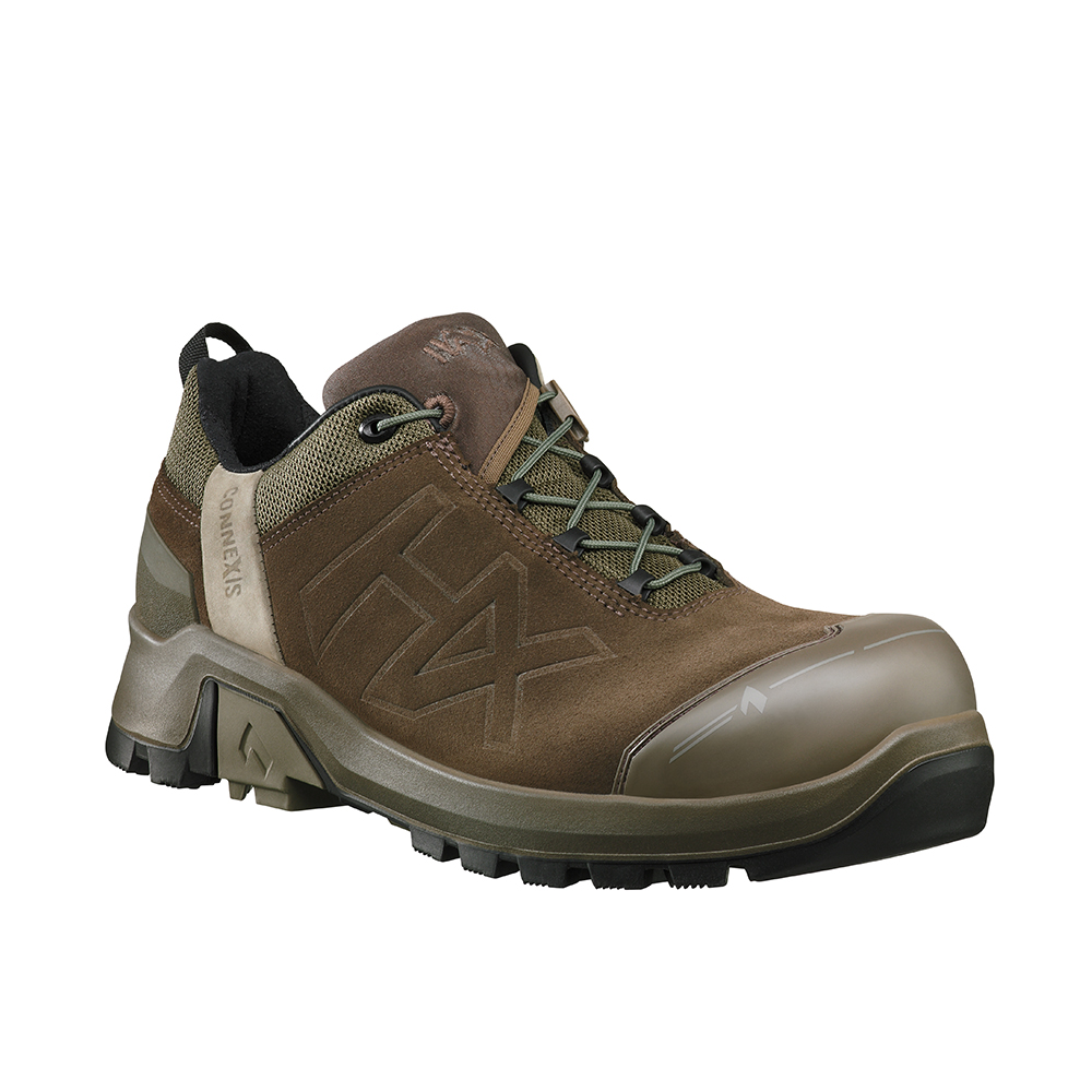 grotec GmbH. HAIX® CONNEXIS Safety+ GTX LTR Ws low/brown 631018. Damen Sicherheitsschuh  S3 ESD mit GORE-TEX® Ausstattung und Faszienstimulation | Sicherheitsschuhe