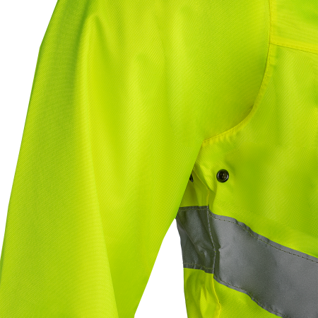 PRESSE Warnjacke Gelb Nach EN ISO 20471 – Mit Reflexstreifen & Klettverschluss Für Maximale Sichtbarkeit